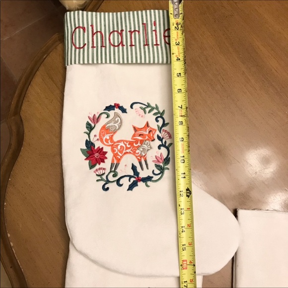 Will personalize for you!  Handmade embroidered  Boho Noel Christmas stockings - Picture 7 of 8